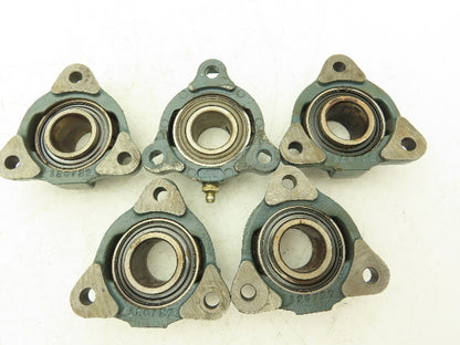 Dodge SC1-205 3-Bolt Flange Ball Bearing 1" Bore TRD205   Lot of 5