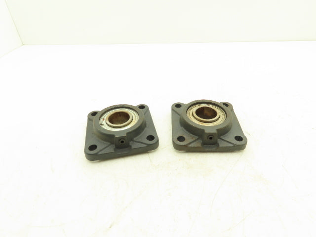 Hytrol F207H 4-Bolt Flange Mount Conveyor Pulley Bearing 1-7/16" Bore  Lot of 2