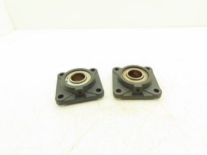 Hytrol F207H 4-Bolt Flange Mount Conveyor Pulley Bearing 1-7/16" Bore  Lot of 2