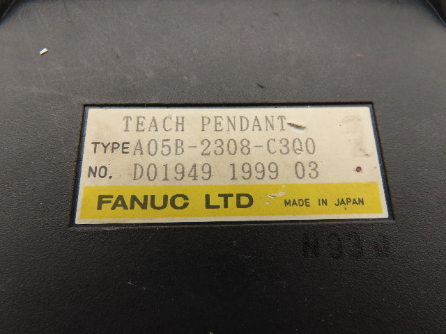 Fanuc A05B-2308-C300 Robot Teach Pendant Keypad Broken On Off Switch
