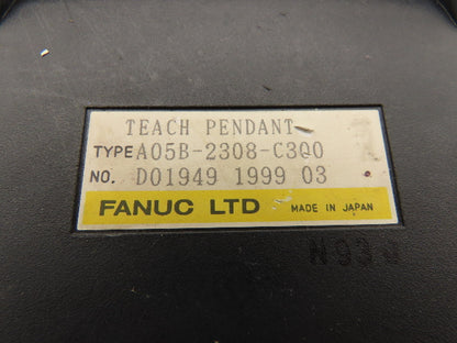 Fanuc A05B-2308-C300 Robot Teach Pendant Keypad Broken On Off Switch