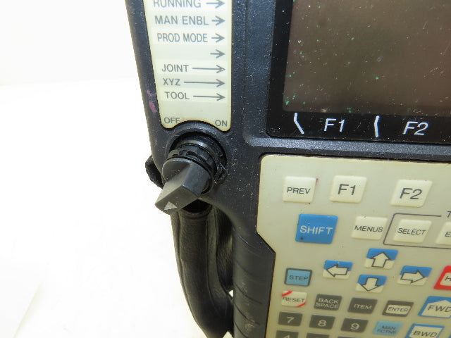 Fanuc A05B-2308-C300 Robot Teach Pendant Keypad Broken On Off Switch