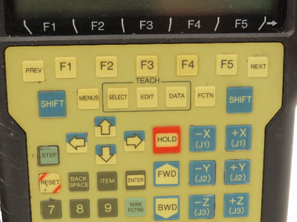Fanuc A05B-2308-C300 Robot Teach Pendant Keypad Cracked Screen Cover