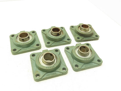 Hytrol F206H 4-Bolt Flange Mount Conveyor Pulley Bearing 1-3/16" Bore  Lot of 5