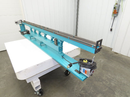 Parts Feeder Linear Conveyor Vibration Magnetic 45" Base 86" Frame 120V Coil