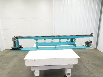 Parts Feeder Linear Conveyor Vibration Magnetic 45" Base 86" Frame 120V Coil
