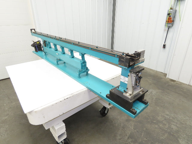 Parts Feeder Linear Conveyor Vibration Magnetic 45" Base 86" Frame 120V Coil