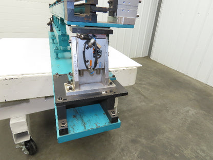 Parts Feeder Linear Conveyor Vibration Magnetic 45" Base 86" Frame 120V Coil