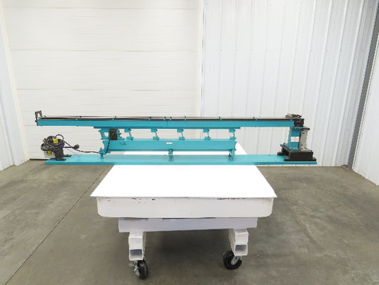 Parts Feeder Linear Conveyor Vibration Magnetic 45" Base 86" Frame 120V Coil