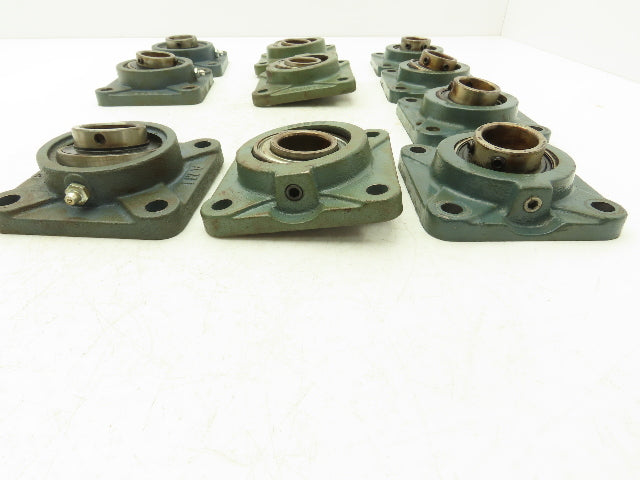 Hytrol/Dodge/AMI F206H SC206 4-Bolt Flange Mount Bearing 1-3/16" Bore  Lot of 10