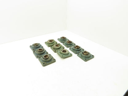 Hytrol/Dodge/AMI F206H SC206 4-Bolt Flange Mount Bearing 1-3/16" Bore  Lot of 10