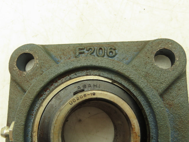 Hytrol/Dodge/AMI F206H SC206 4-Bolt Flange Mount Bearing 1-3/16" Bore  Lot of 10