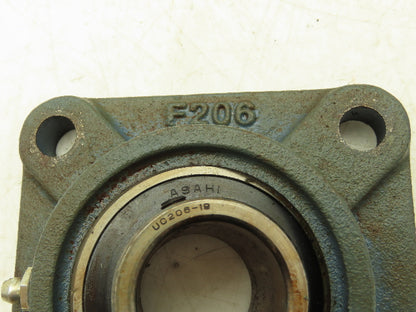 Hytrol/Dodge/AMI F206H SC206 4-Bolt Flange Mount Bearing 1-3/16" Bore  Lot of 10