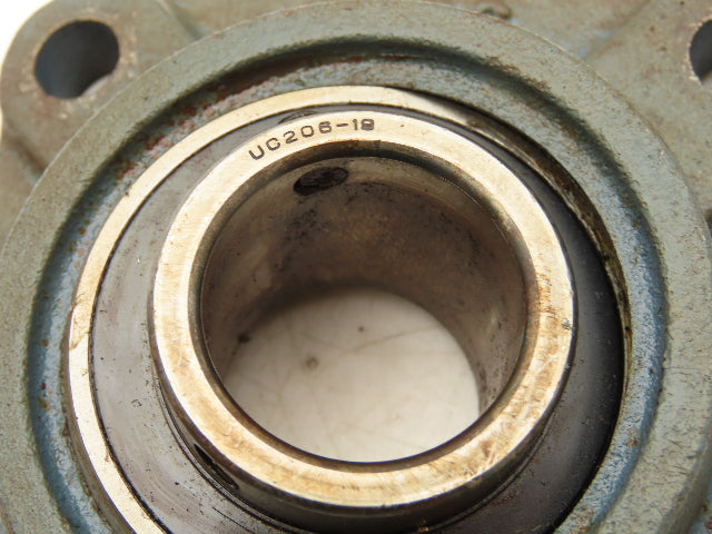 Hytrol/Dodge/AMI F206H SC206 4-Bolt Flange Mount Bearing 1-3/16" Bore  Lot of 10
