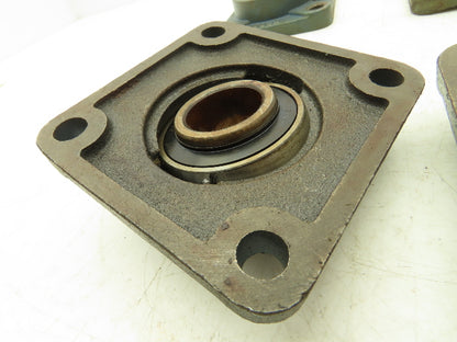 Hytrol/Dodge/AMI F206H SC206 4-Bolt Flange Mount Bearing 1-3/16" Bore  Lot of 10