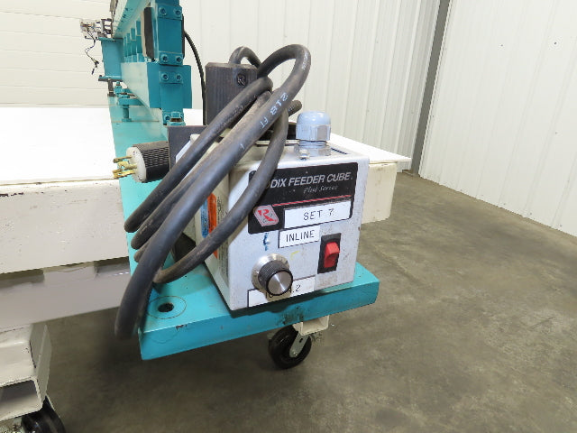 Parts Feeder Linear Conveyor Vibration Magnetic 45" Base 86" Frame 120V Coil