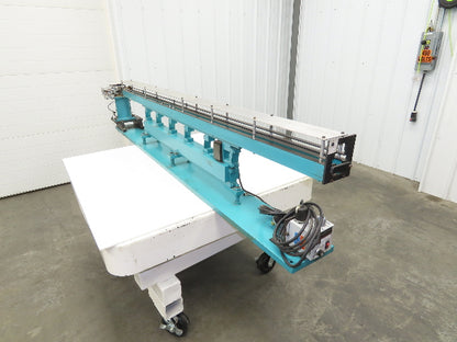 Parts Feeder Linear Conveyor Vibration Magnetic 45" Base 86" Frame 120V Coil