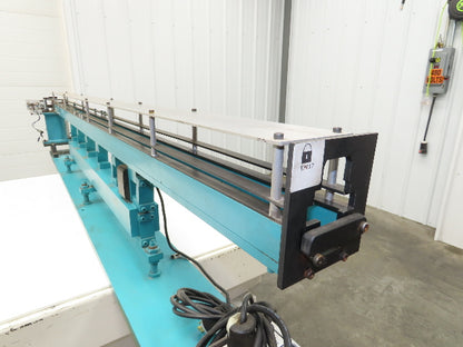 Parts Feeder Linear Conveyor Vibration Magnetic 45" Base 86" Frame 120V Coil