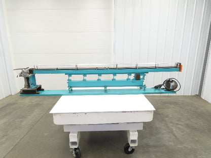 Parts Feeder Linear Conveyor Vibration Magnetic 45" Base 86" Frame 120V Coil