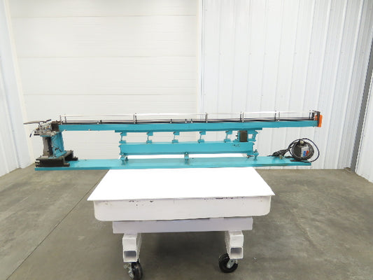 Parts Feeder Linear Conveyor Vibration Magnetic 45" Base 86" Frame 120V Coil
