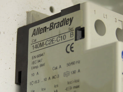 Allen Bradley 103H-NX2D Reversing Motor Starter Enclosed Disconnect 140M-C2E-C10