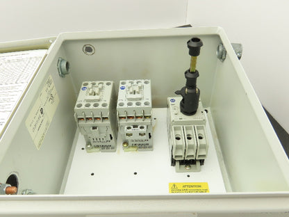 Allen Bradley 103H-NX2D Reversing Motor Starter Enclosed Disconnect 140M-C2E-C10