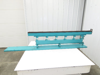 Parts Feeder Linear Conveyor Vibration Magnetic 45" Base 60" Frame No Coil