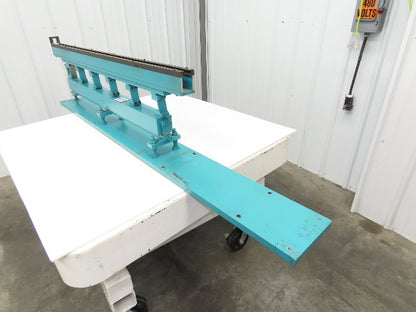 Parts Feeder Linear Conveyor Vibration Magnetic 45" Base 60" Frame No Coil
