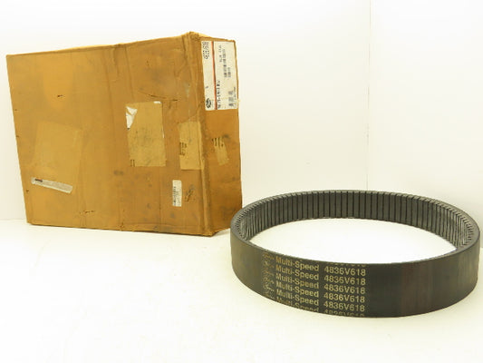 Gates 4836V618 Multi-Speed Rubber Timing Belt 3" Width 63.4" Length 9800-0155