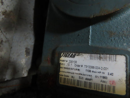 Dematic 42"x 61' 6" Accumulating Roller Conveyor Belt Drive 40"BF 460V 168FPM