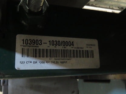Dematic 42"x 61' 6" Accumulating Roller Conveyor Belt Drive 40"BF 460V 168FPM