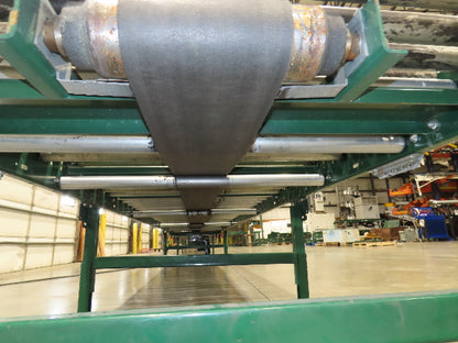 Dematic 42"x 61' 6" Accumulating Roller Conveyor Belt Drive 40"BF 460V 168FPM