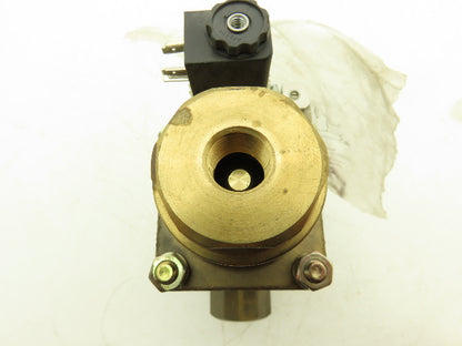 COAX 5-VMK 15 DR NC Brass Coaxial 3-Way Solenoid Valve 3/8"NPT 115V 1400PSI