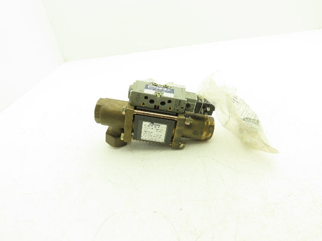 COAX 5-VMK 15 DR NC Brass Coaxial 3-Way Solenoid Valve 3/8"NPT 115V 1400PSI