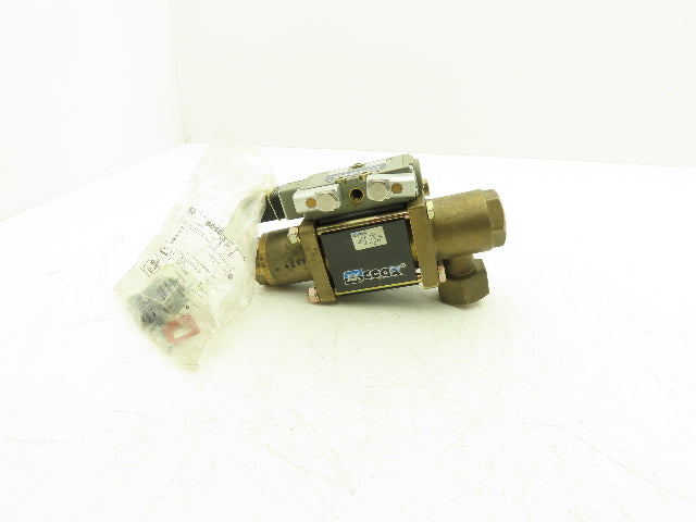 COAX 5-VMK 15 DR NC Brass Coaxial 3-Way Solenoid Valve 3/8"NPT 115V 1400PSI
