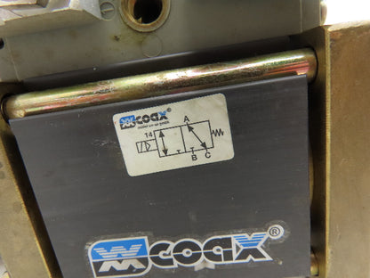 COAX 5-VMK 15 DR NC Brass Coaxial 3-Way Solenoid Valve 3/8"NPT 115V 1400PSI