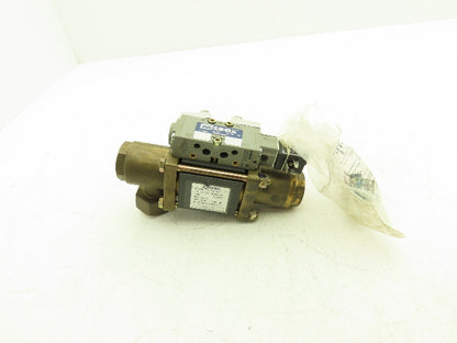 COAX 5-VMK 15 DR NC Brass Coaxial 3-Way Solenoid Valve 3/8"NPT 115V 1400PSI