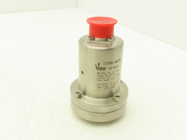 Viatran XC-9863 Pressure Transducer Range 0-24HGV 18VDC 7 Pin Connector 1/4" NPT