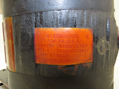 Westinghouse 300P589G01 RCT-6 Indoor Current Transformer 2000:5 Ratio L559845-C