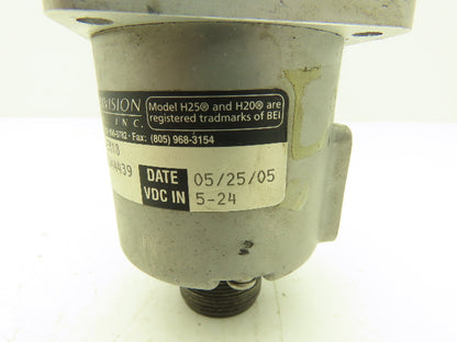 BEI Technologies XH25D-SS-128-ABZC-7272-EM18 Rotary Encoder 10-Pin 5-24VDC