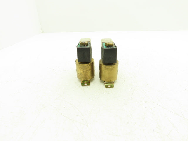 CKD 5830-2H AB3X Pneumatic Air Solenoid Valve 12-24VDC 1/4" NPT 0.2 Mpa Lot of 2
