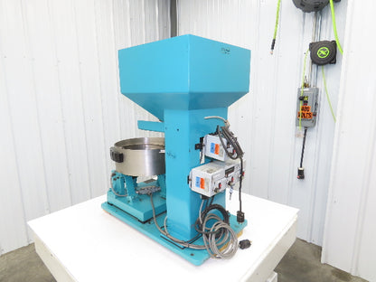 Stromag Vibratory Parts Feeder 15" Stainless Bowl 18x18" Feed Hopper 115V
