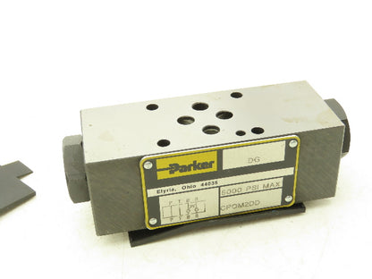 Parker CPOM2DD Hydraulic Pilot Operated Check Valve 5000psi