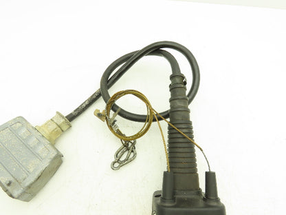 Demag Crane DST 3 Hoist Control Pendant 3-Button 2-Speed 3' Cord Length 24-Pin