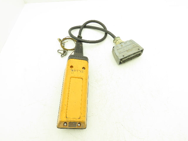 Demag Crane DST 3 Hoist Control Pendant 3-Button 2-Speed 3' Cord Length 24-Pin