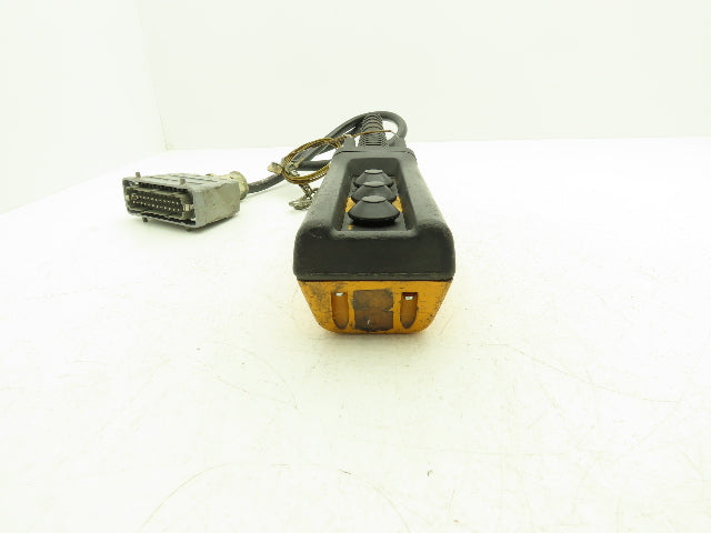 Demag Crane DST 3 Hoist Control Pendant 3-Button 2-Speed 3' Cord Length 24-Pin