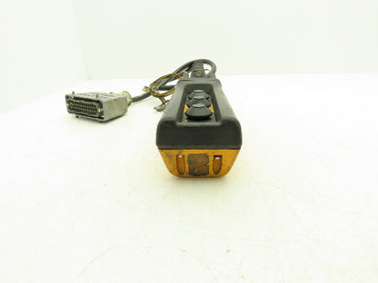 Demag Crane DST 3 Hoist Control Pendant 3-Button 2-Speed 3' Cord Length 24-Pin