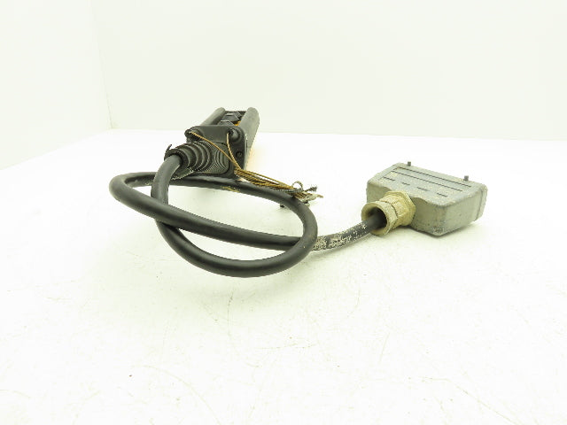 Demag Crane DST 3 Hoist Control Pendant 3-Button 2-Speed 3' Cord Length 24-Pin