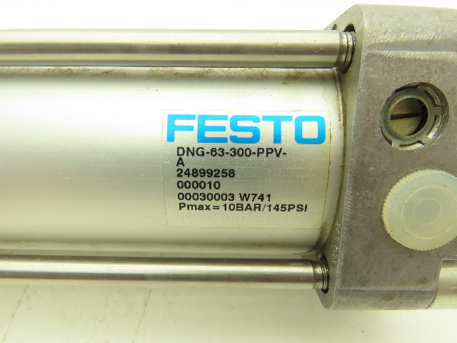 Festo DNG-63-300-PPV-A Pneumatic Air Cylinder 63mm Bore 300mm Stroke Cushioned