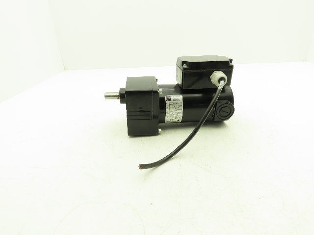 Bodine 33A5BEPM-W4 DC Gearmotor 180V 97.5:1 Reducer 18 RPM 17Nm Parallel Shaft